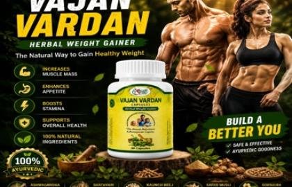 Vajan Vardan Herbal Weight Gainer Capsules